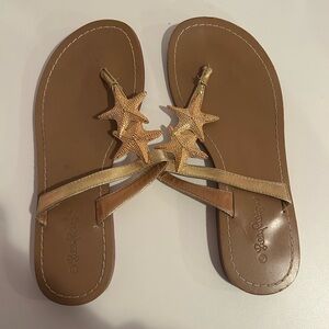 Starfish Embellished Sandals - Tan Lilly for Target